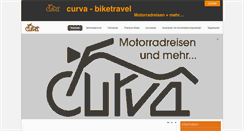 Desktop Screenshot of curva-biketravel.com